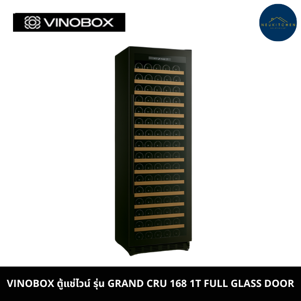 Vinobox ตู้แช่ไวน์ รุ่น Grand Cru 168 1T Full Glass Door