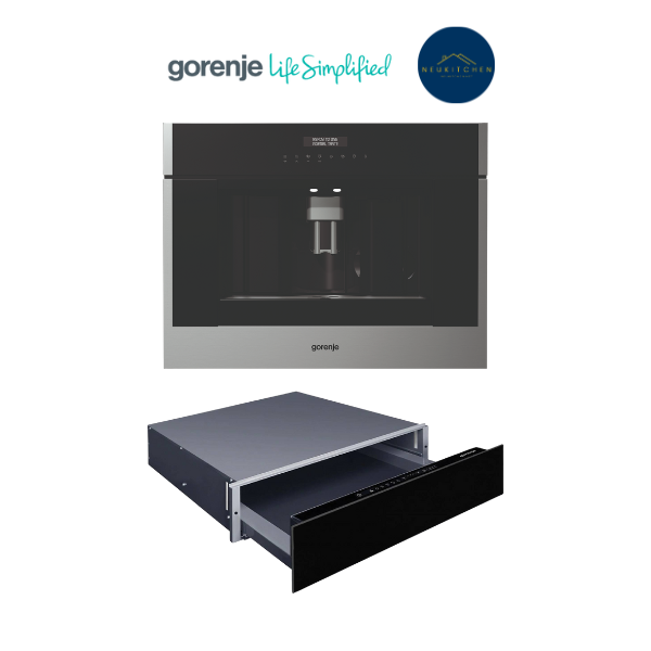 Gorenje เครื่องชงกาแฟ+ลิ้นชักอุ่นอาหาร CMA9200UX+WD1410X