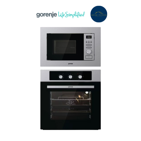 Gorenje เตาอบไฟฟ้า+ไมโครเวฟ BO6727E03AX+BM201AG1X